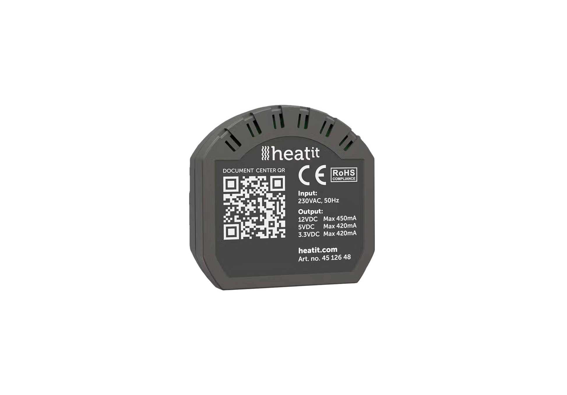 Muuntaja Heatit muuntaja 230VAC -> 12VDC - 5VDC - 3.3VDC