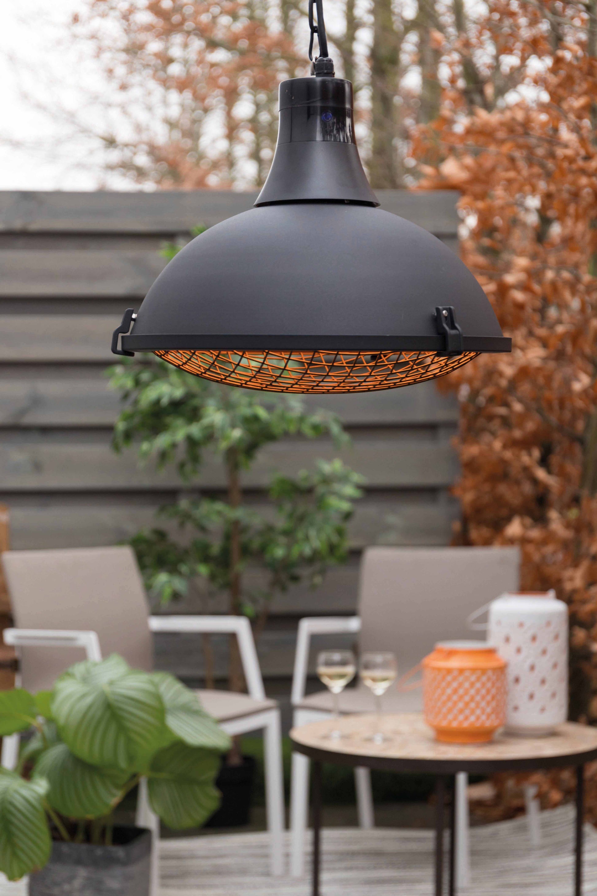 Infralämmitin Sunred Bright Indus II Hanging Black 2100w IP44 Kuva - 2
