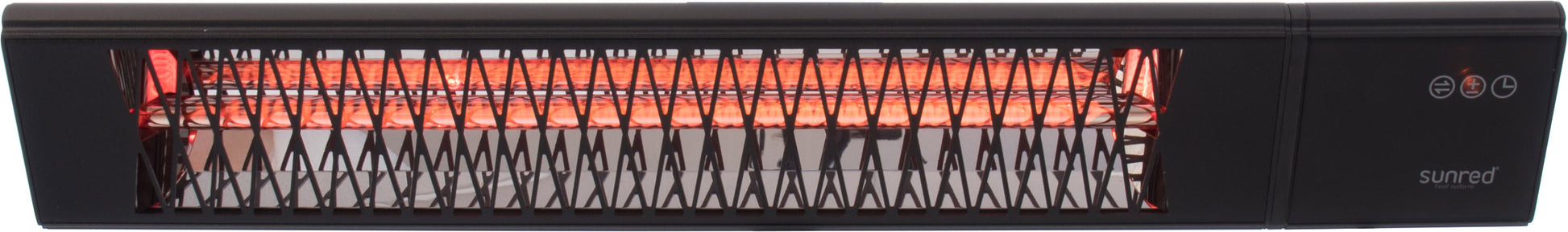 Infralämmitin Sunred Dark Smart Triangle Wall Black 2500w IP55 Kuva - 1