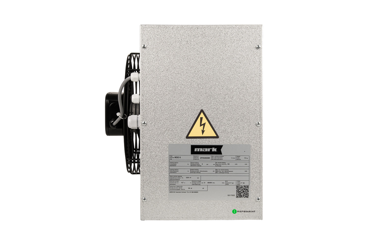 Puhallinlämmittimet TANNER MDE 6-51kW sähköinen Kuva - 4