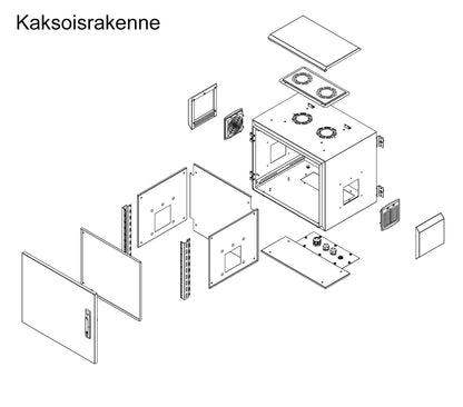 PST RACK IP55 Seinäkaapit 7-16U Kuva - 6