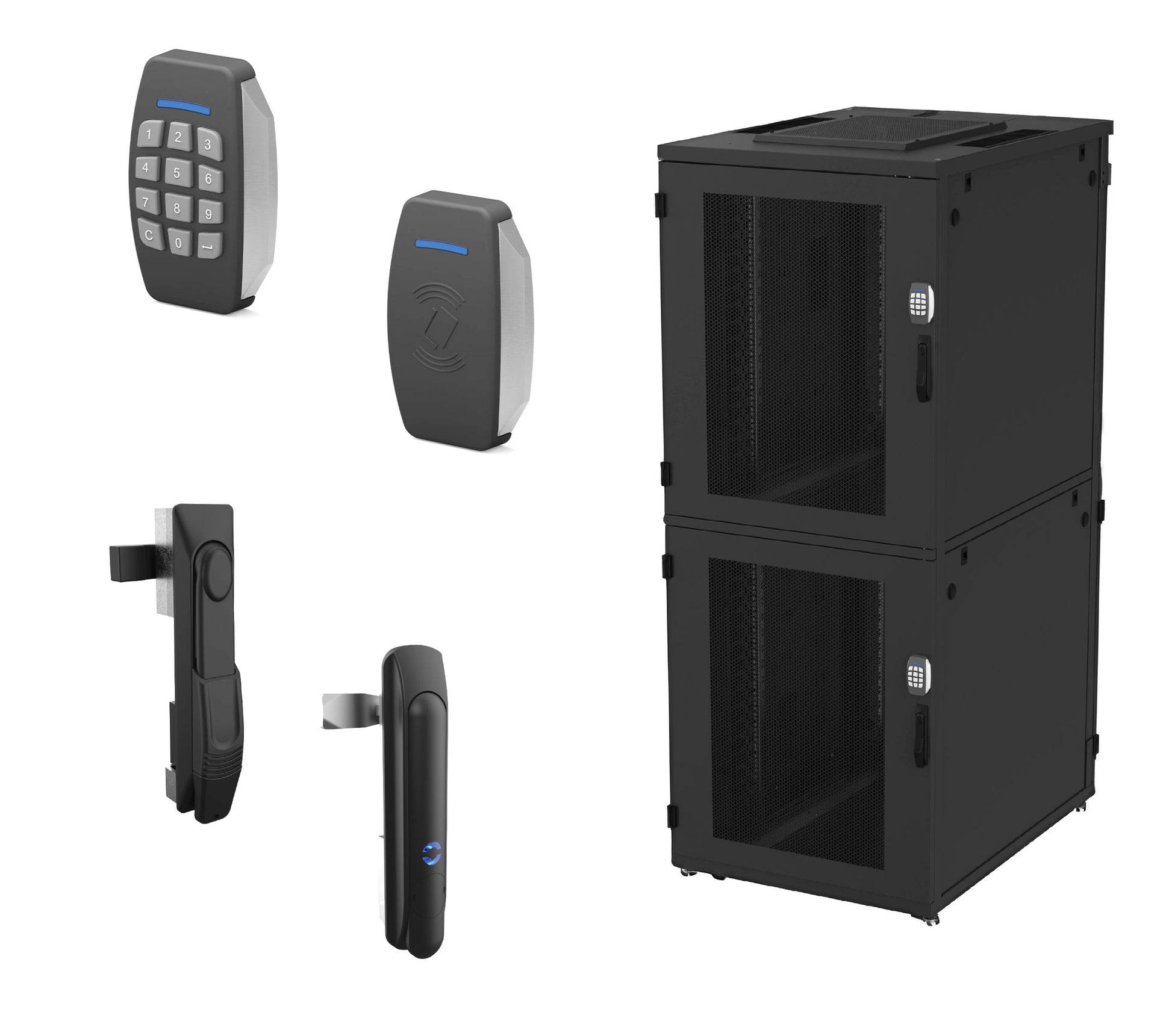 PST RACK Osastokaapit 2-4 osainen 42U Kuva - 4