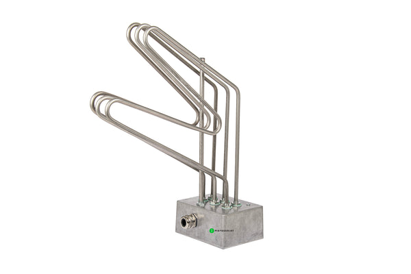 Takkalämmitin termostaatilla Effekt 3x1000W 230V 100-300°C Kuva - 1