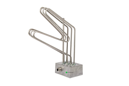 Takkalämmitin termostaatilla Effekt 3x1000W 230V 100-300°C Kuva - 1