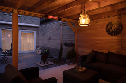 Infralämmitin Sunred Dark Wall Black 2000w IP55 Kuva - 5