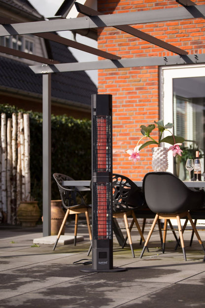 Infralämmitin Sunred Dark Valencia lounge Black 3000w IP55 Kuva - 8