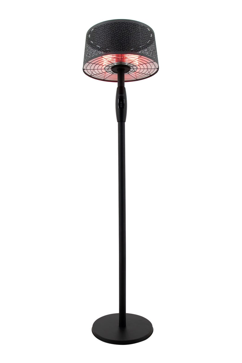 Infralämmitin Sunred Ultra Smart Moderna Artix Standing Black 2000w IP44