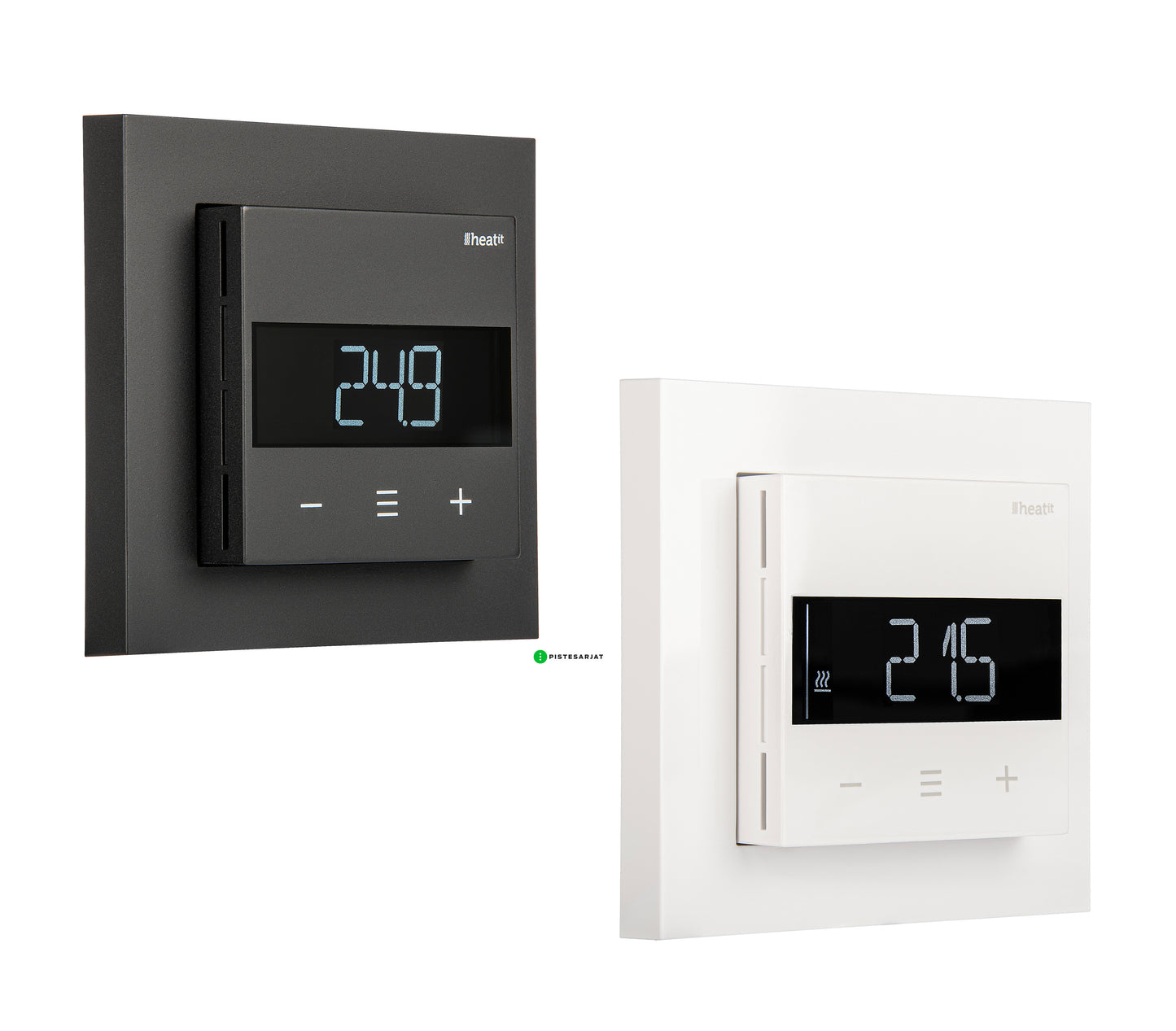 Älytermostaatti Heatit WiFi6 BLE 16A valkoinen / musta