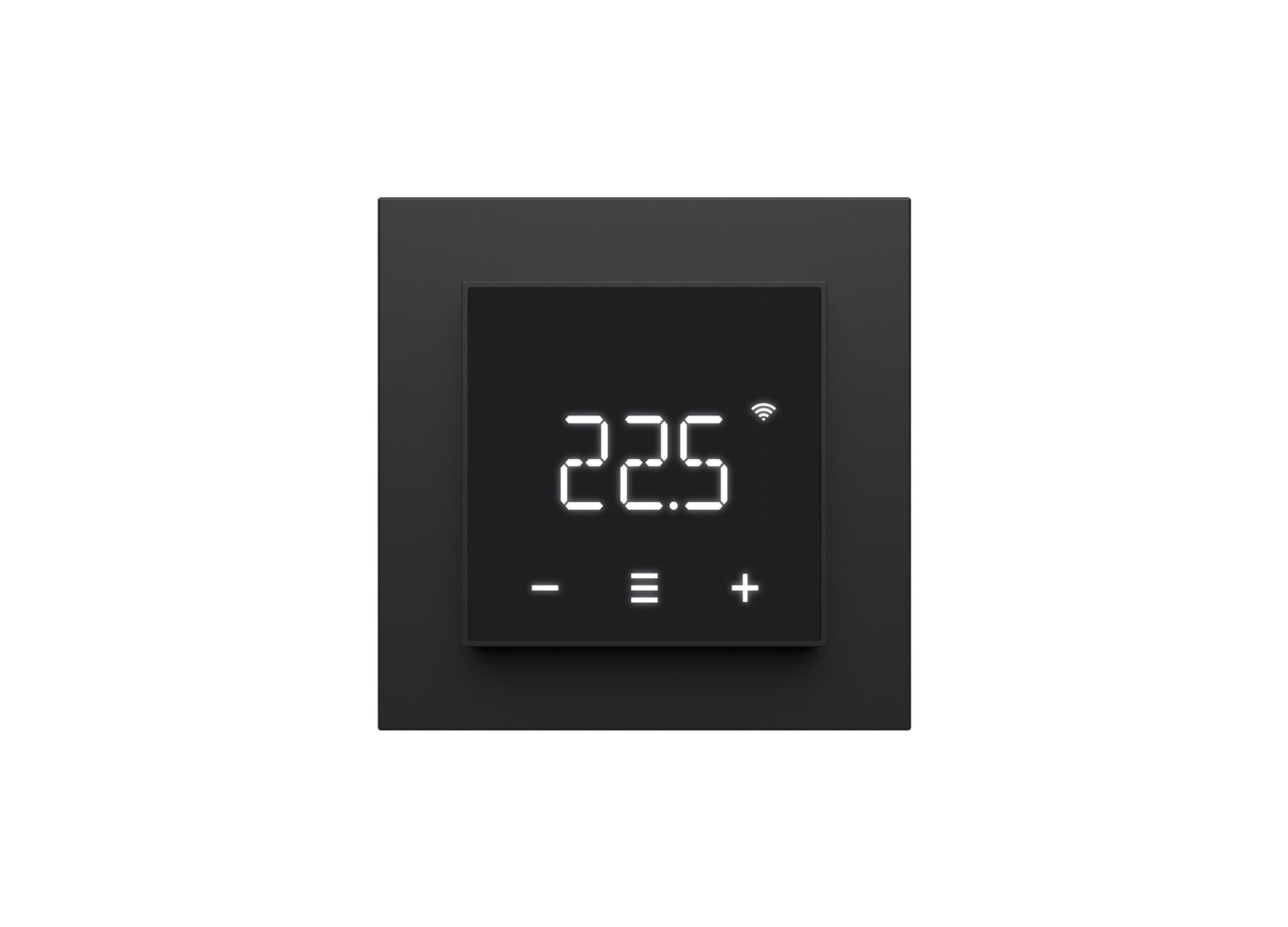 Älytermostaatti Heatit WiFi7 BLE 16A valkoinen / musta Kuva - 2