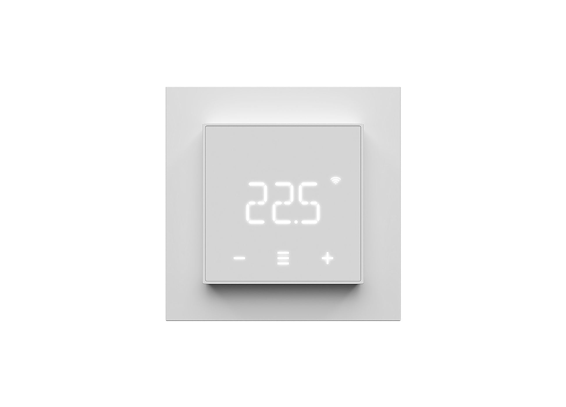 Älytermostaatti Heatit WiFi7 BLE 16A valkoinen / musta Kuva - 1