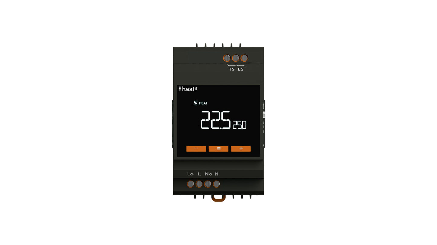 Yhdistelmätermostaatti Heatit DIN multifunction 16A Kuva - 2
