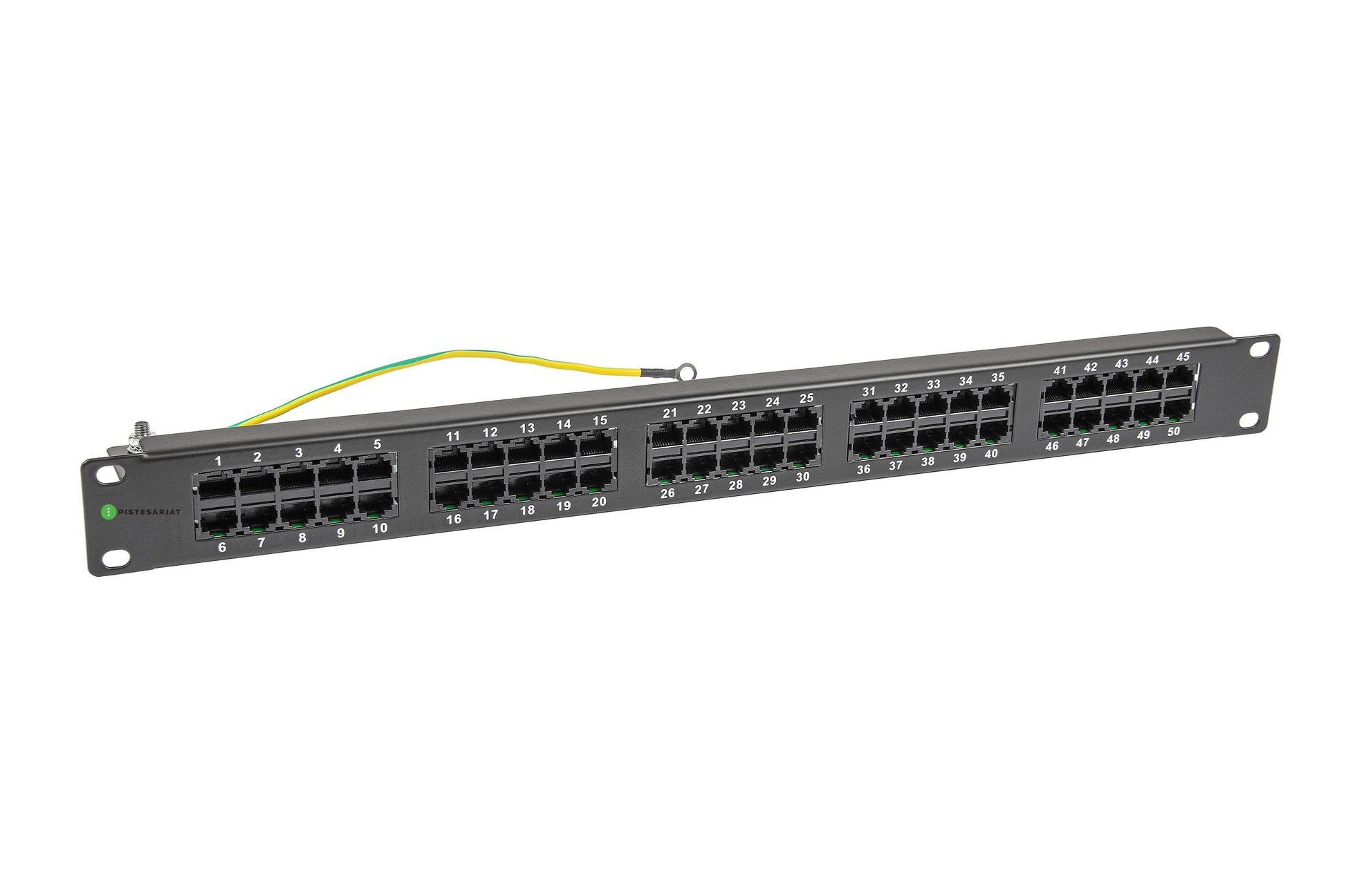 Paneeli-Kupari, puhelinpaneeli Puhelinpaneeli 50xRJ45 ISDN Cat.3 1U