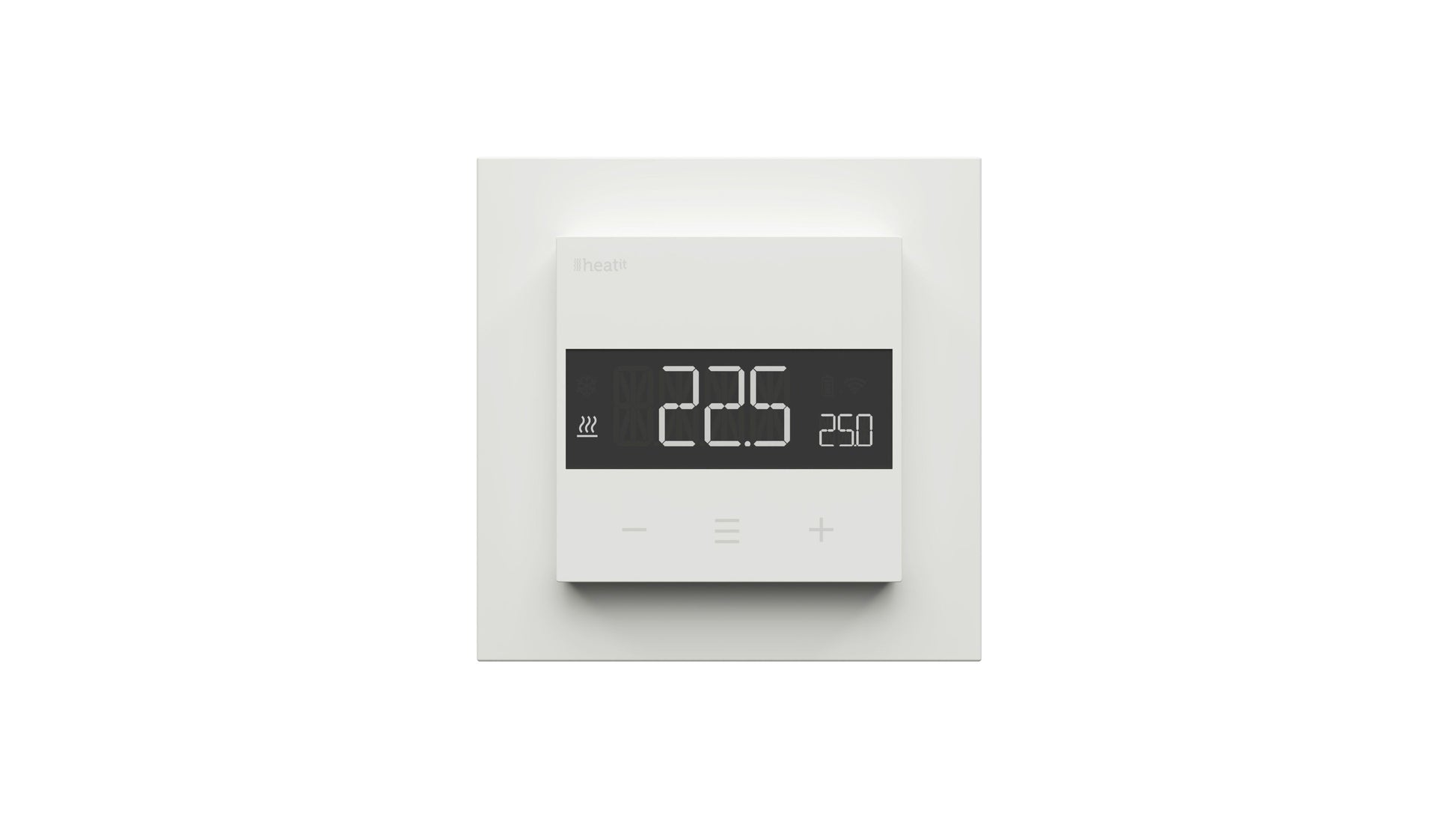 Yhdistelmätermostaatti Z-Wave Heatit Z-TRM6 valkoinen / musta Kuva - 1