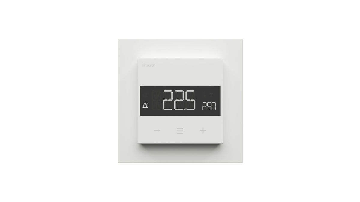 Yhdistelmätermostaatti Z-Wave Heatit Z-TRM6 valkoinen / musta Kuva - 1