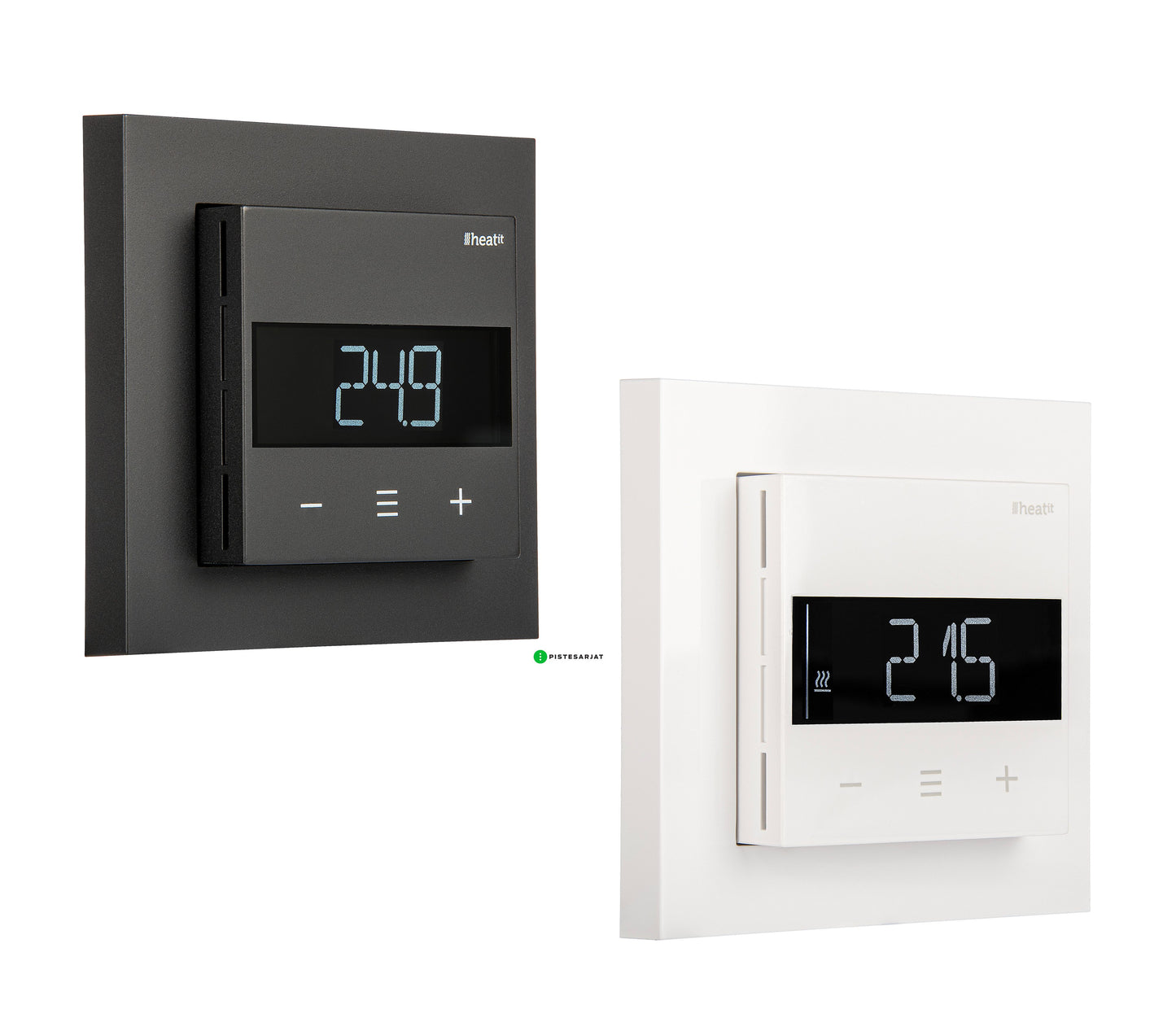 Älytermostaatti Heatit WiFi6 BLE 16A valkoinen / musta