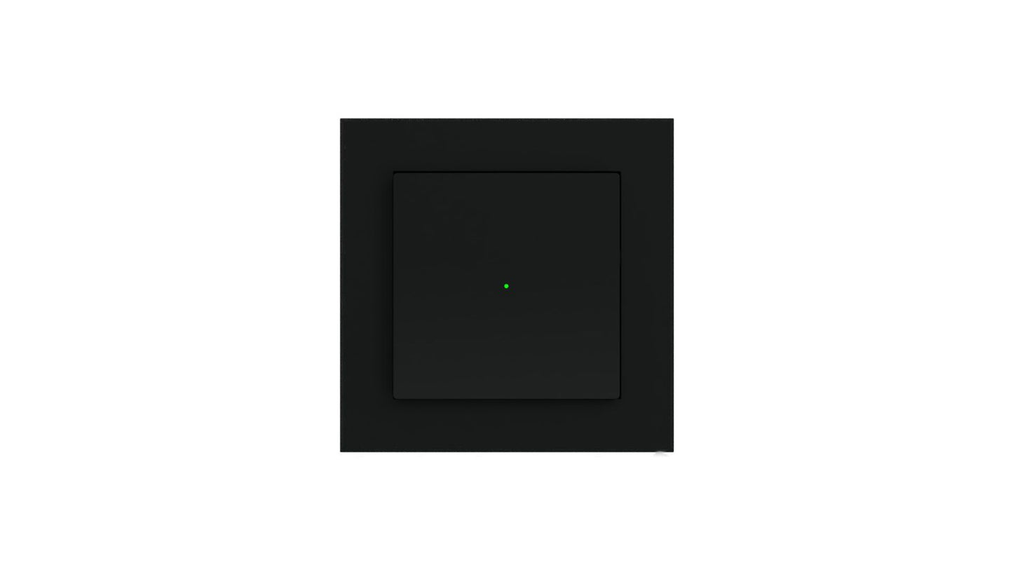 Painokytkin Z-Wave Heatit Z-Push Wall black Kuva - 3