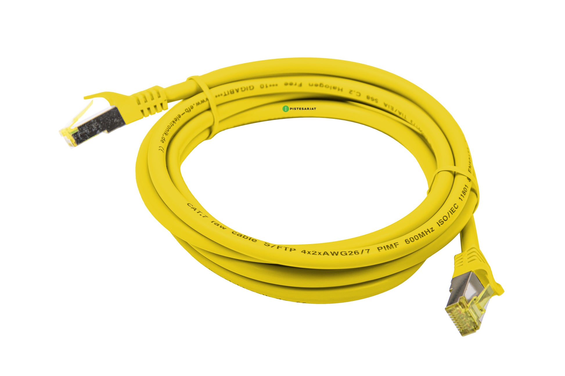 Kytkentäkaapeli Cat.6A Keltainen (S/FTP) EFB-MK