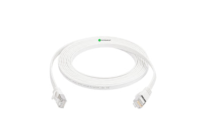 Kytkentäkaapelit RJ45-RJ45 Cat6a U/FTP Latta Valkoinen