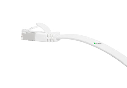 Kytkentäkaapelit RJ45-RJ45 Cat6a U/FTP Latta Valkoinen