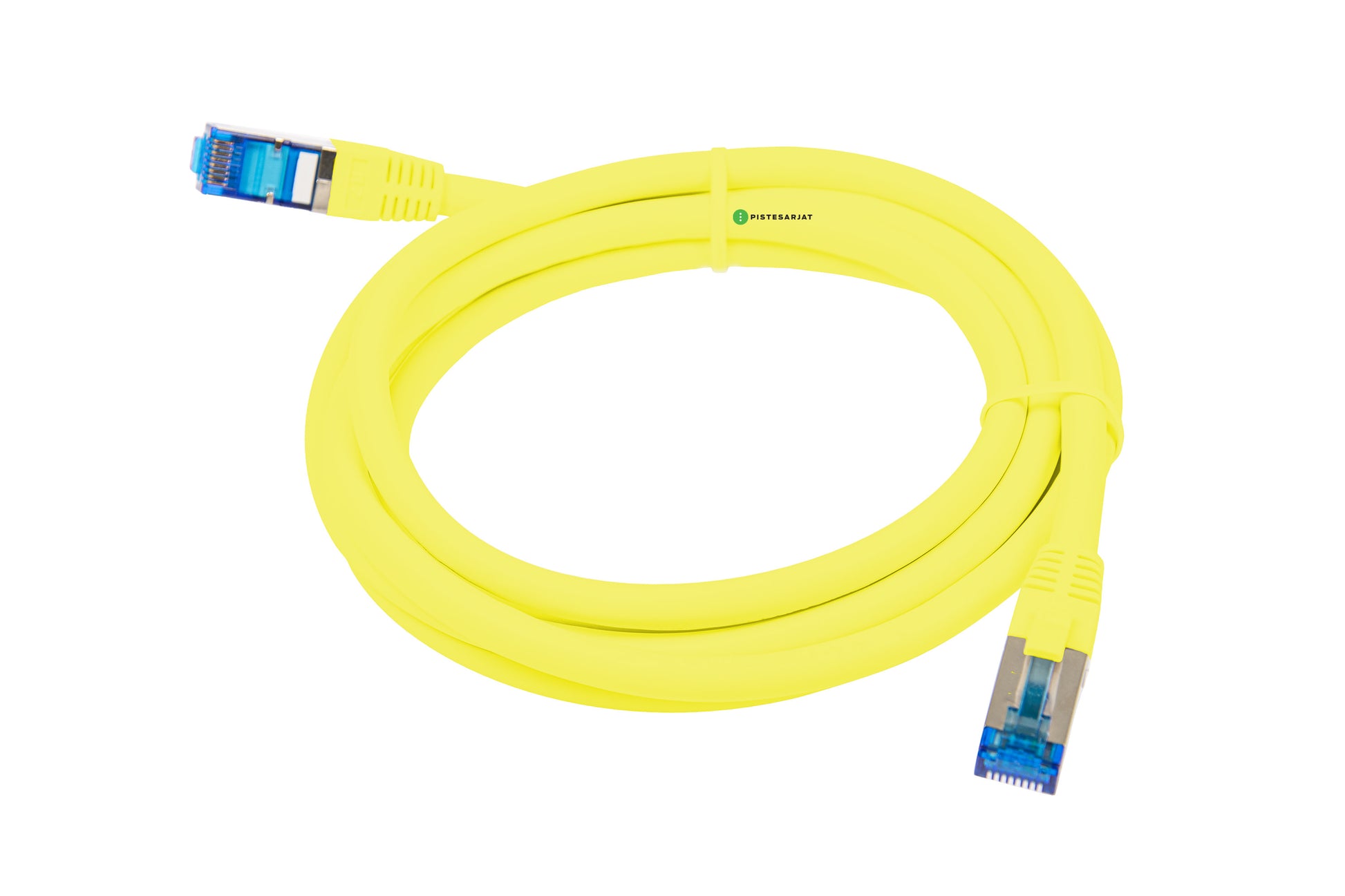 Kytkentäkaapeli-Cat6a superflex RJ45-RJ45 Cat.6a S/FTP Keltainen