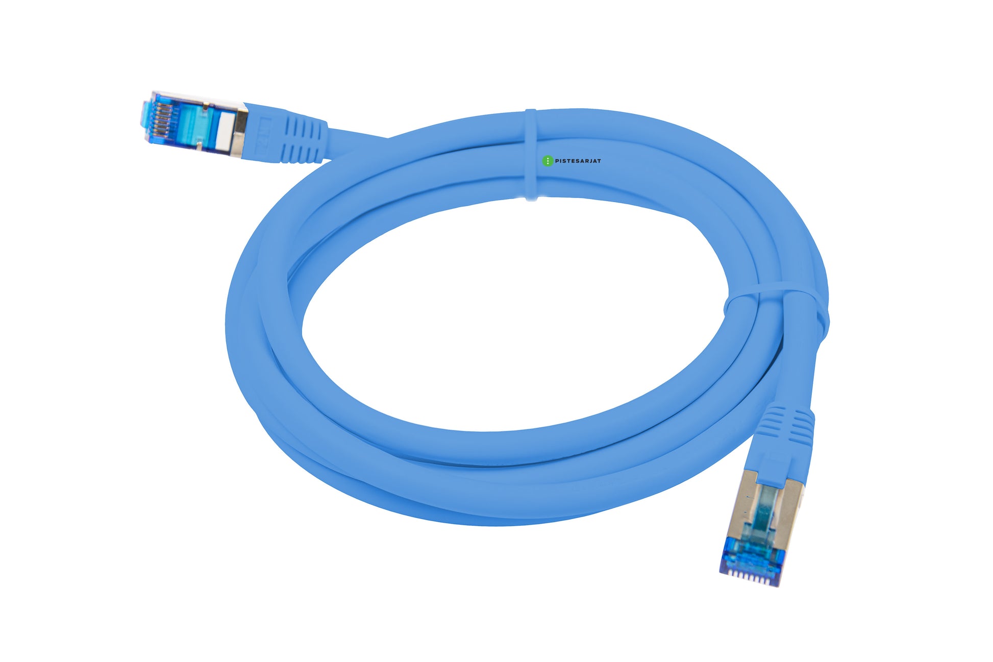 Kytkentäkaapeli-Cat6a superflex RJ45-RJ45 Cat.6a S/FTP Sininen