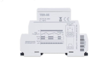 Lattiatermostaatti TER-3E DIN 16A 0-60ºC Kuva - 2