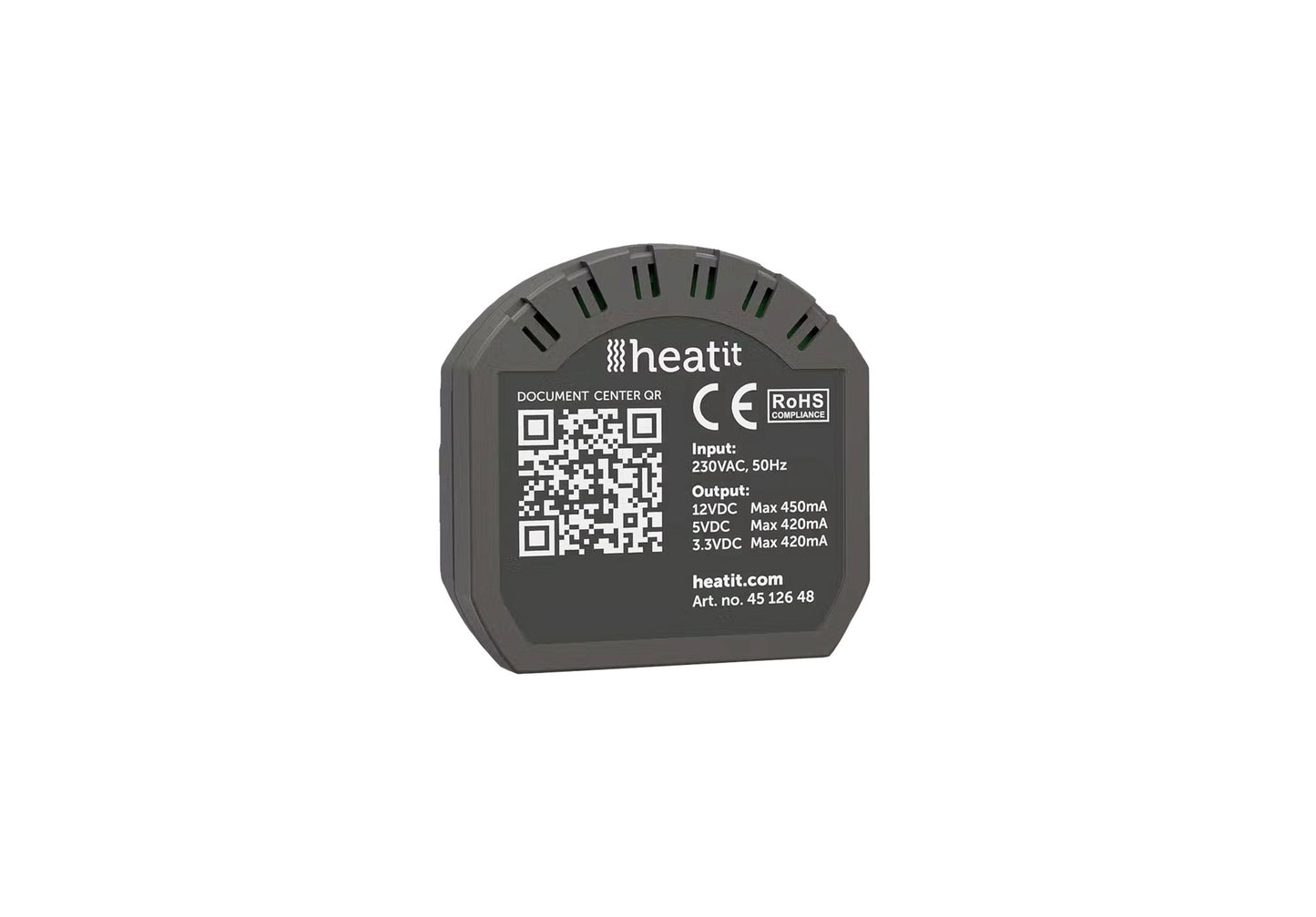 Muuntaja Heatit muuntaja 230VAC -> 12VDC - 5VDC - 3.3VDC