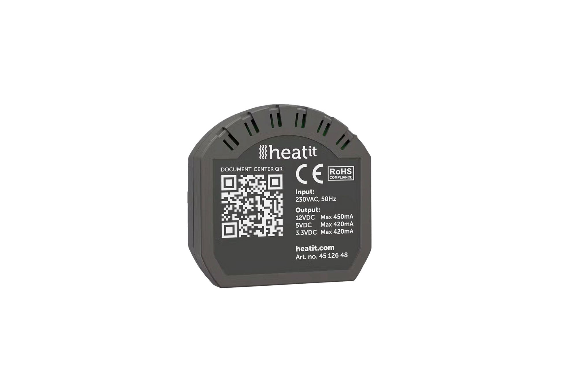 Muuntaja Heatit muuntaja 230VAC -> 12VDC - 5VDC - 3.3VDC