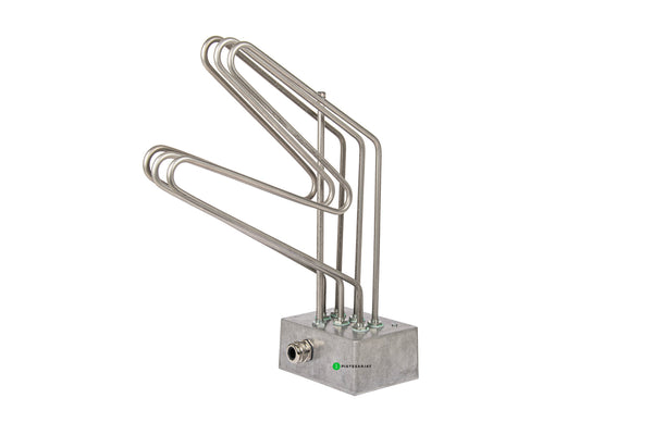 Takkalämmitin termostaatilla Effekt 3x1000W 230V 100-300°C Kuva - 1