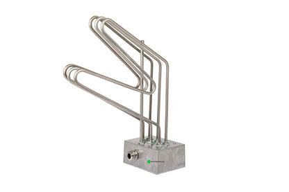 Takkalämmitin termostaatilla Effekt 3x1000W 230V 100-300°C Kuva - 1