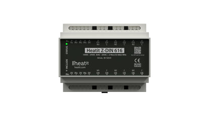 Releyksikkö Z-Wave Heatit Z-DIN 616-6x16A Kuva - 1