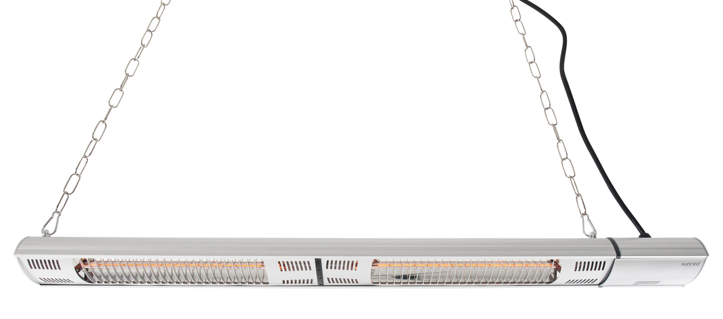 Infralämmitin Sunred Ultra Hanging/wall Silver 3000w IP54 Kuva - 2