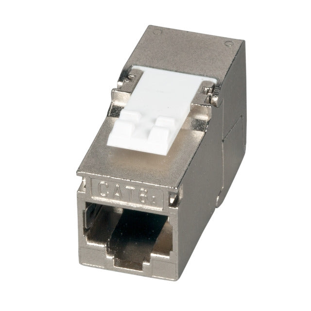 Liitin-Cat6a RJ45 STP Keystone, SLIM Cat.6a STP SLIM, työkaluton EFB