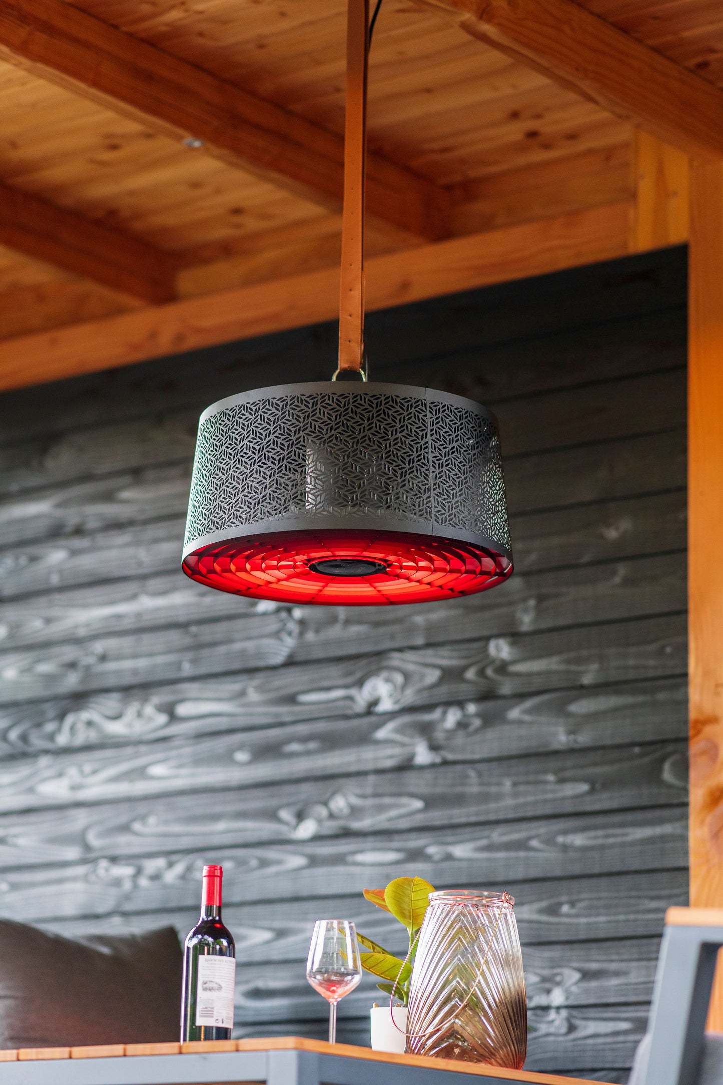 Infralämmitin Sunred Ultra Smart Moderna Artix Hanging Black 2000w IP44 Kuva - 6