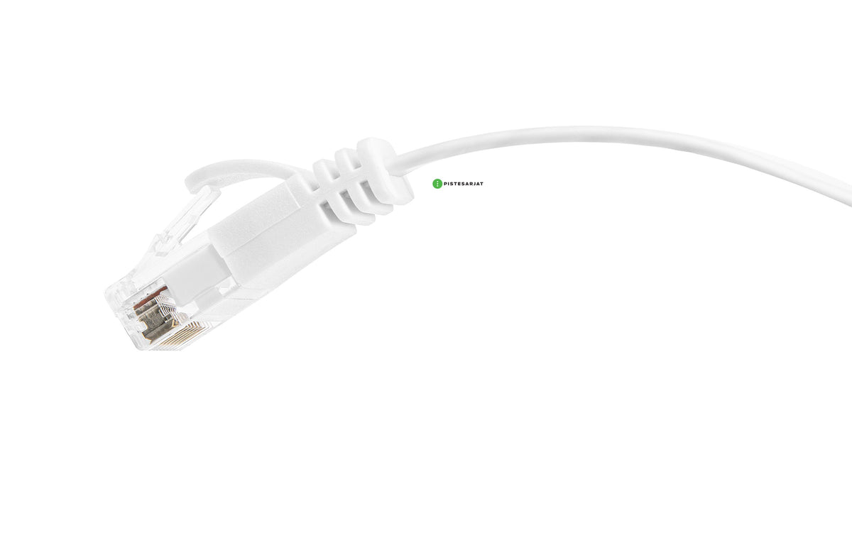 Kytkentäkaapelit RJ45-RJ45 Cat6a U/UTP Latta Valkoinen Kuva - 1