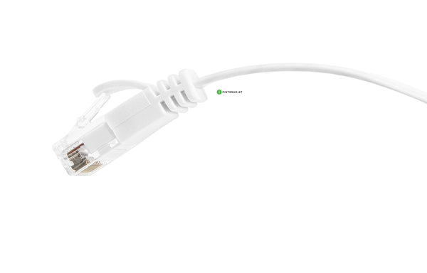 Kytkentäkaapelit RJ45-RJ45 Cat6a U/UTP Latta Valkoinen Kuva - 1