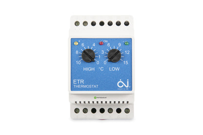 Kaksoistermostaatti ETR/F-1447A DIN-kisko16A Kuva - 1