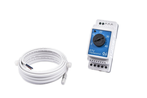 Lattiatermostaatti ETV-1991 DIN-kisko 16A Kuva - 1