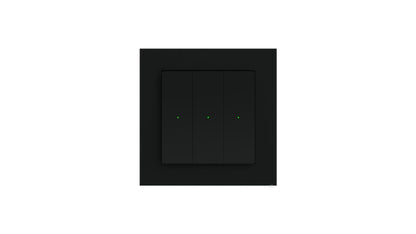 Painokytkin Z-Wave Heatit Z-Push Wall black Kuva - 1