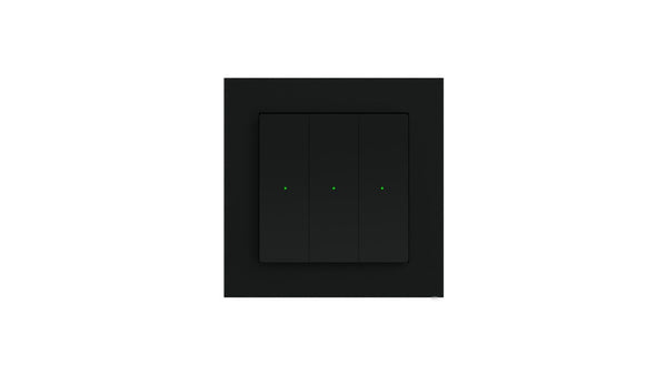 Painokytkin Z-Wave Heatit Z-Push Wall black Kuva - 1