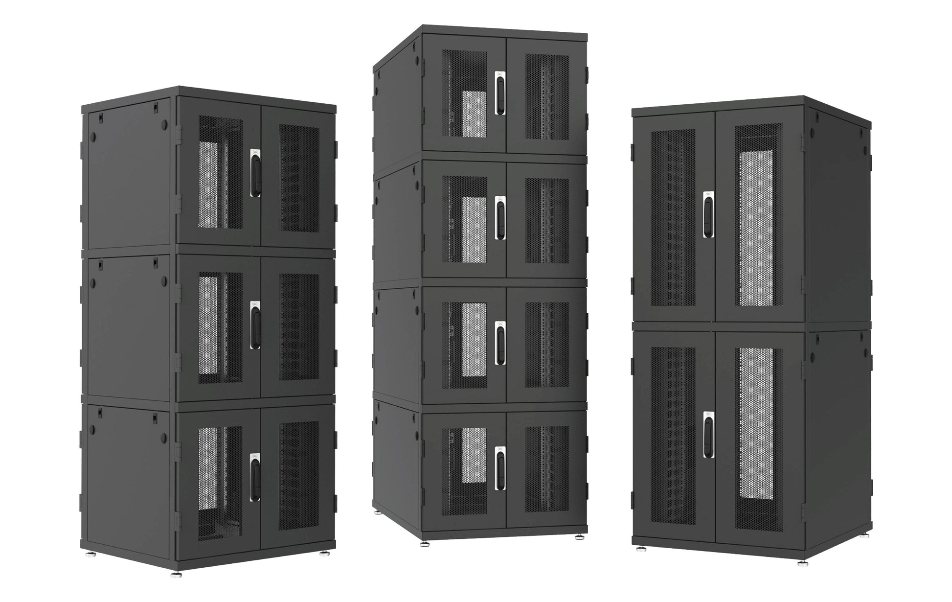 PST RACK Osastokaapit 2-4 osainen 42-52U