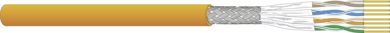 Tietoverkkokaapeli-Cat7 CU7002 PUR Eca Cat.7 S/FTP 4Px0,57 PUR FRNC/OH Eca