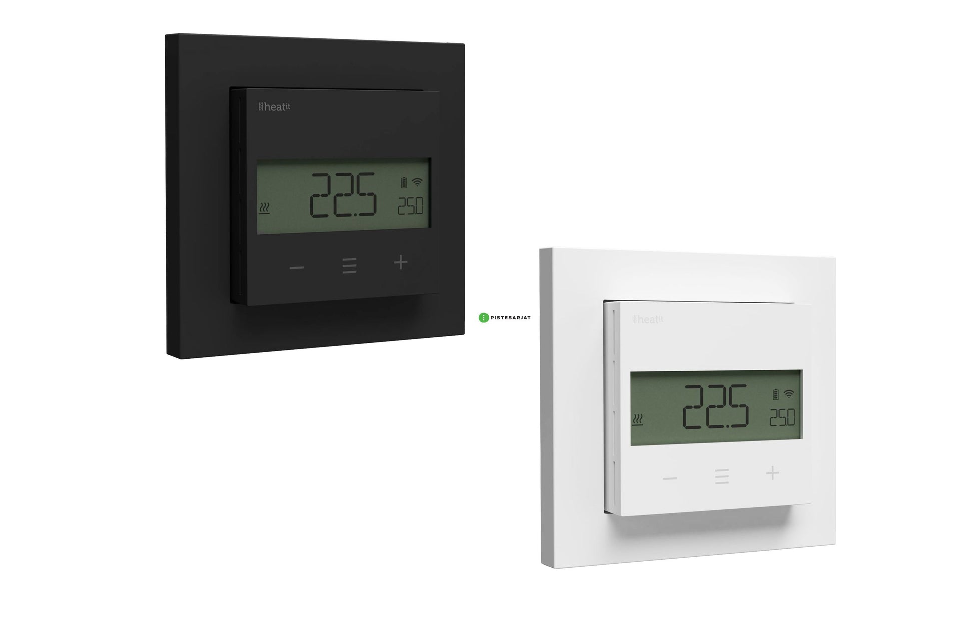 Huonetermostaatti Z-Wave heatit Z-Temp3 valkoinen / musta