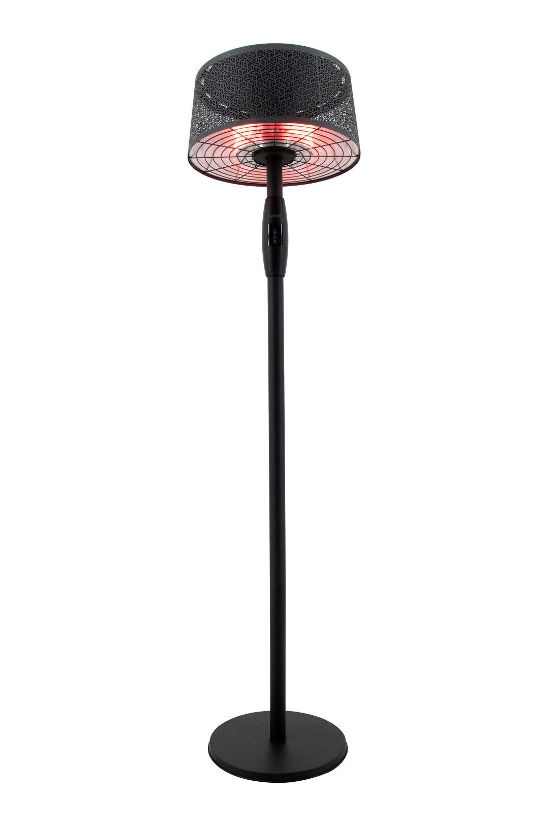 Infralämmitin Sunred Ultra Smart Moderna Artix Standing Black 2000w IP44