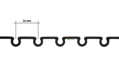 Kiinnityspanta 6x8mm muovi Kuva - 3