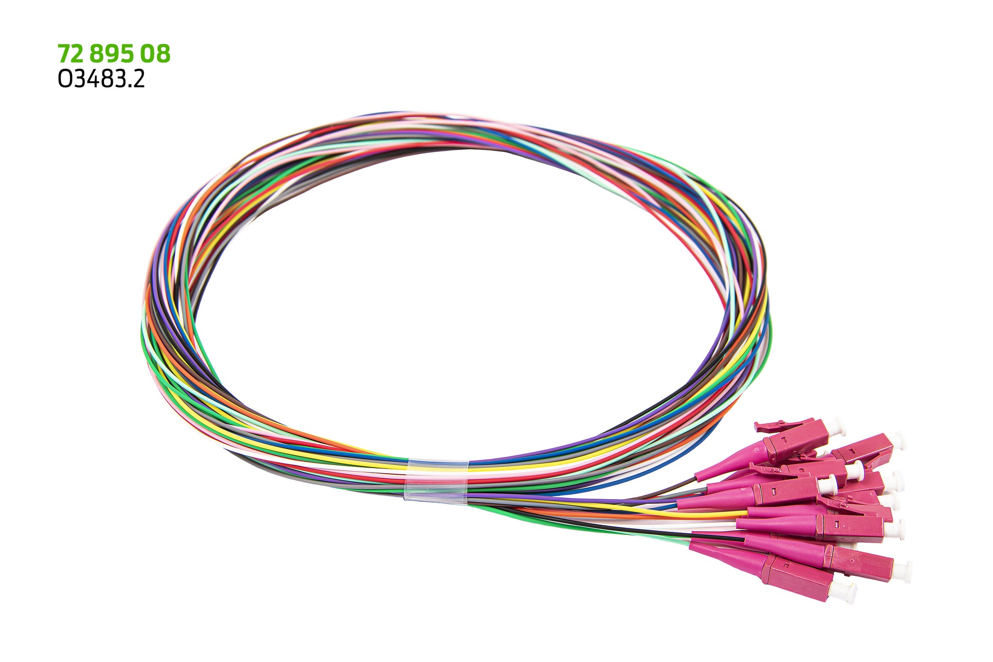 Häntäkuitu LC 50/125 OM4 G50 semitight Häntäkuitu LC 2,0m (12kpl/pss)