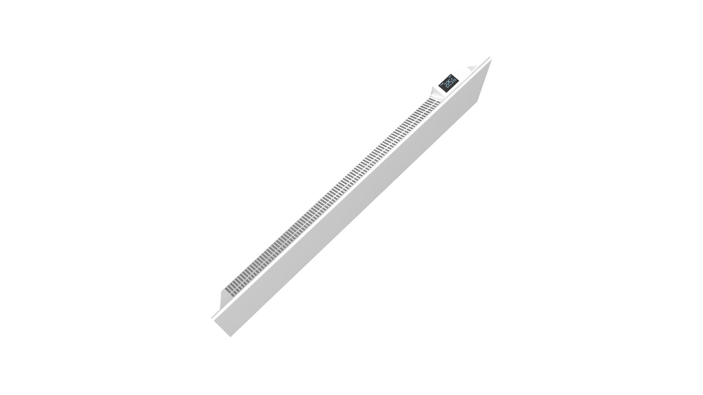 WiFi Listalämmitin Valkoinen Heatit List 1000w 970x55x255mm Kuva - 2