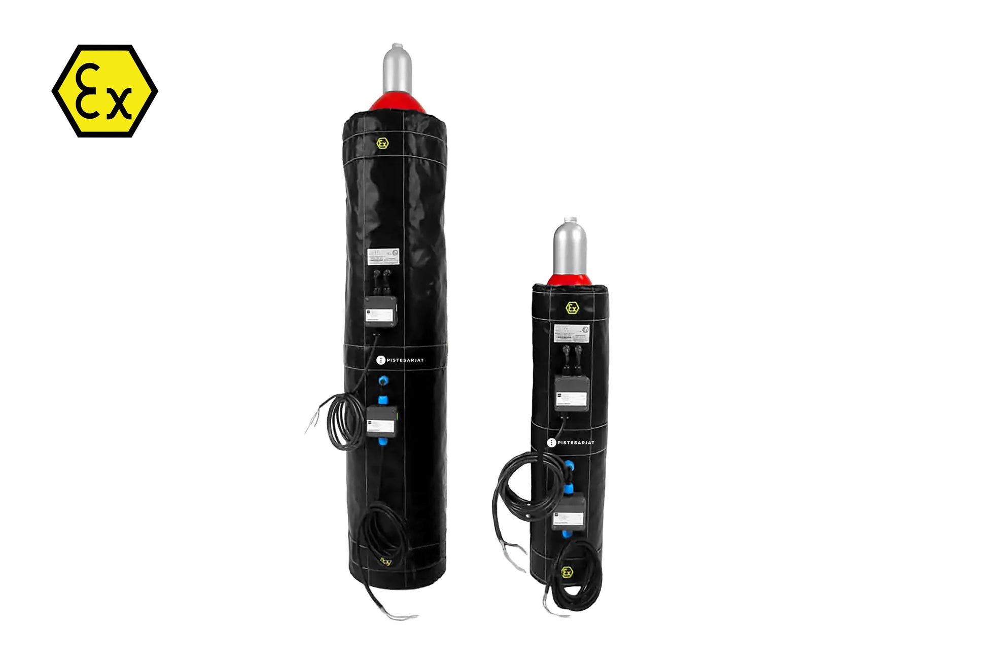 Kaasupullojen lämmittimet Ex 380-850W