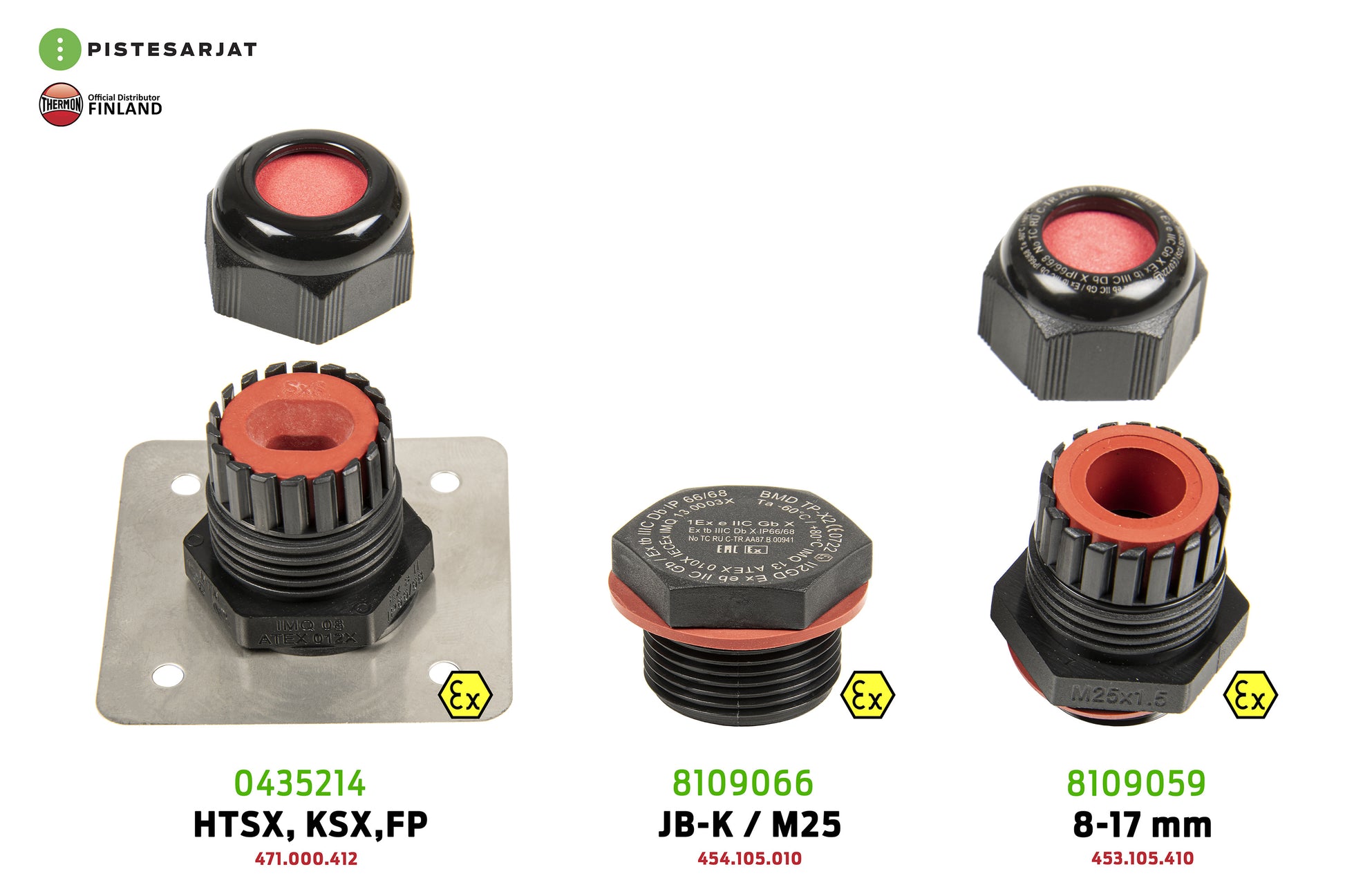 M25-läpivientiholkit ja sokeat tulpat Kuva - 1