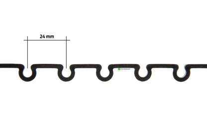 Kiinnityspanta 6x8mm muovi Kuva - 3